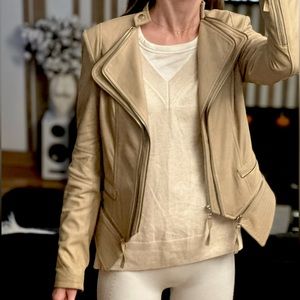 Dawn Levy Leather Biker Jacket